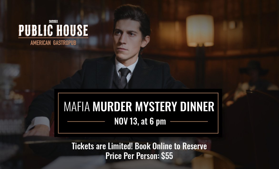 Murder mystery event rehoboth beach delaware restaurant events